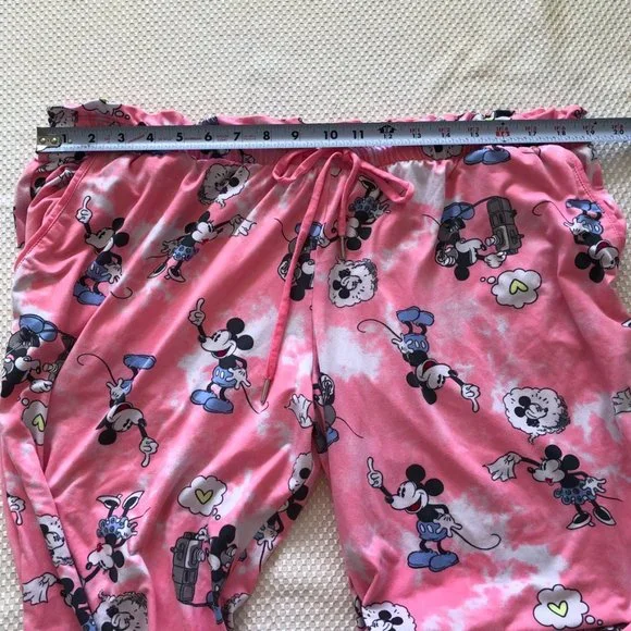 Disney, Minnie & Mickey Sweetheart PJ Bottoms, Sz XL - Picture 2 of 6